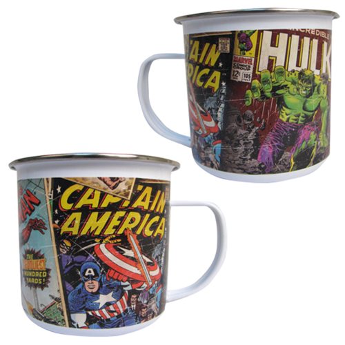 Marvel Comics Retro Collection Enamel 12 oz. Mug